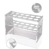 Clear Acrylic Test Tube Rack 12 Sockets fit for 100ml Tube