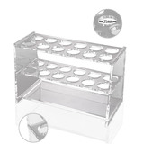 Clear Acrylic Test Tube Rack 12 Sockets fit for 25ml Tube