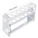 Clear Acrylic Test Tube Rack 6 Sockets fit for 100ml Tube